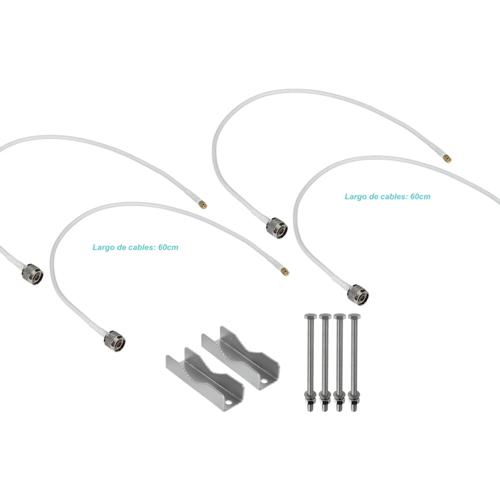 SANNY 17dBi 4,9-6,5GHz 4-N-Hembra Antena Omnidireccional 95cm