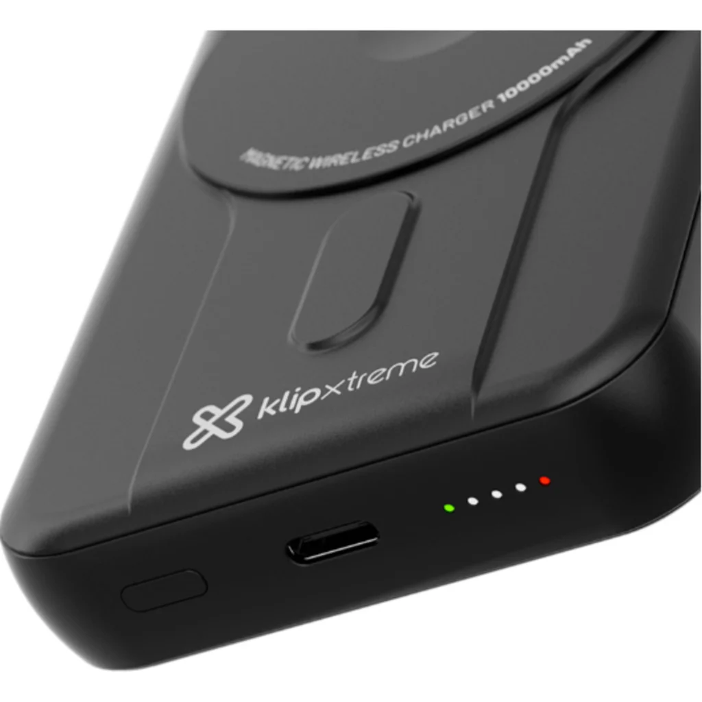 Imagen 4 de Klip Xtreme - Power bank - 24 pin USB-C - Lithium polymer - Para Smartphones - Wireless Charg 10.000 mAh