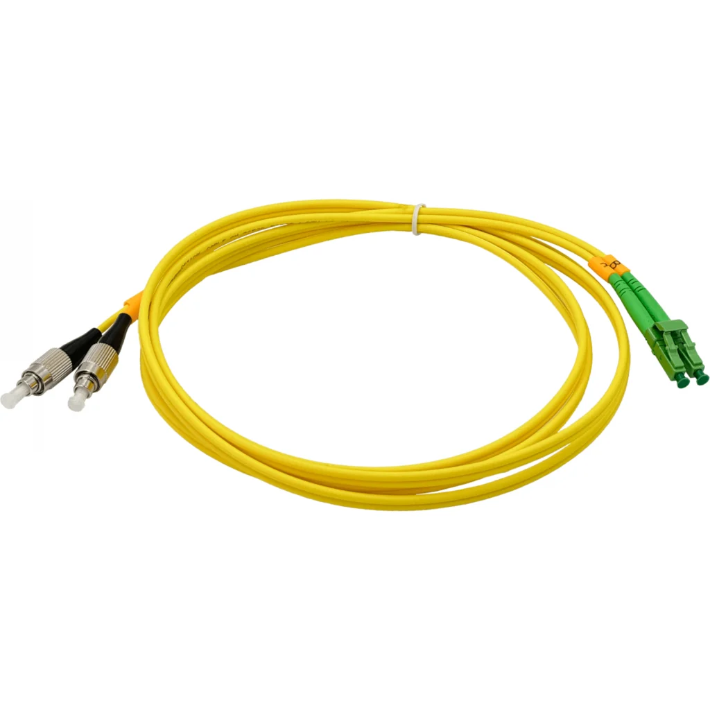 Imagen 2 de 2mt LC/APC-FC/UPC MonoModo SM Duplex Jumper Cable Fibra 9/125um 3mm