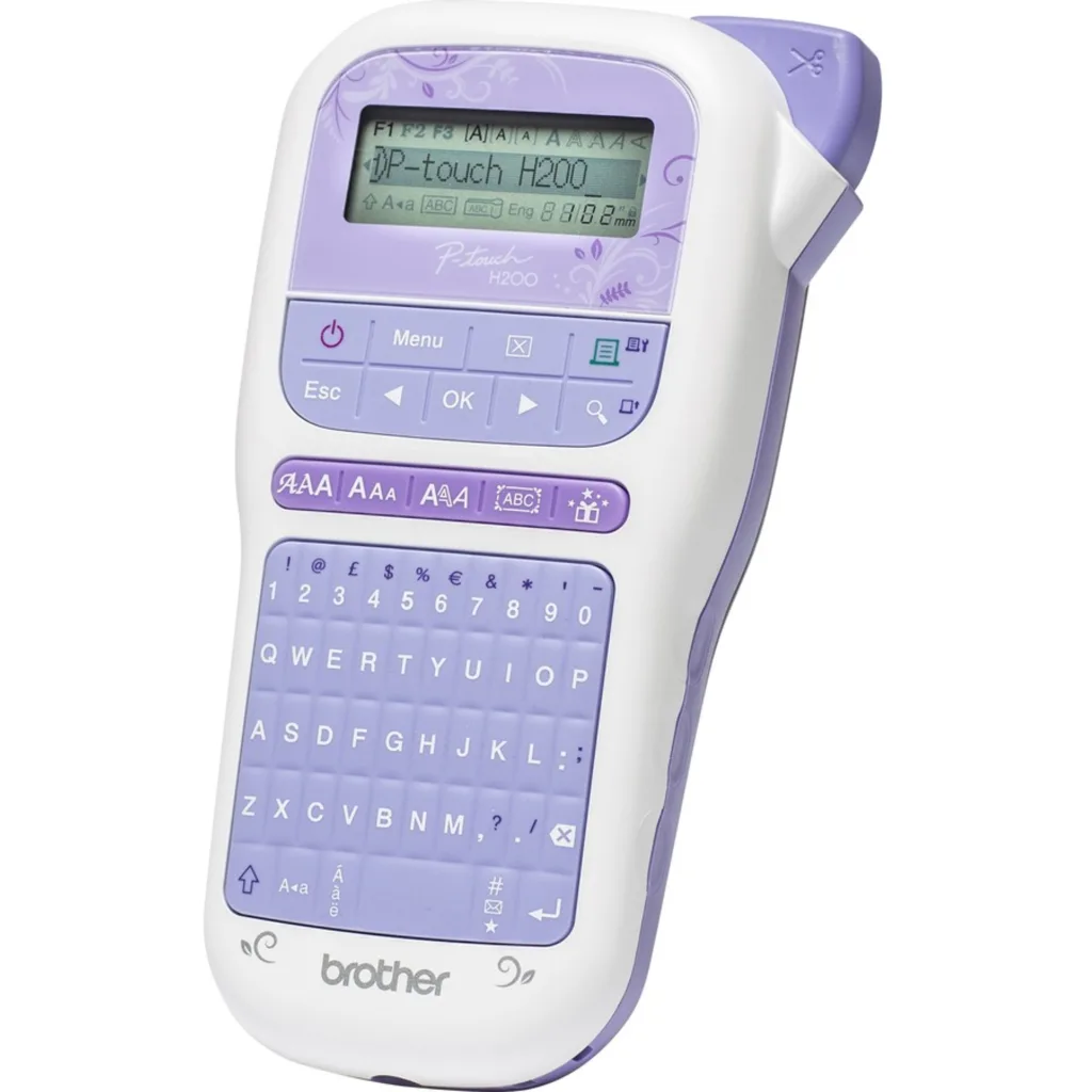Imagen 3 de Rotuladora Brother Ptouch PTH200, 20mm/s LCD Teclado QWERTY Núm. 250 Simb Morada