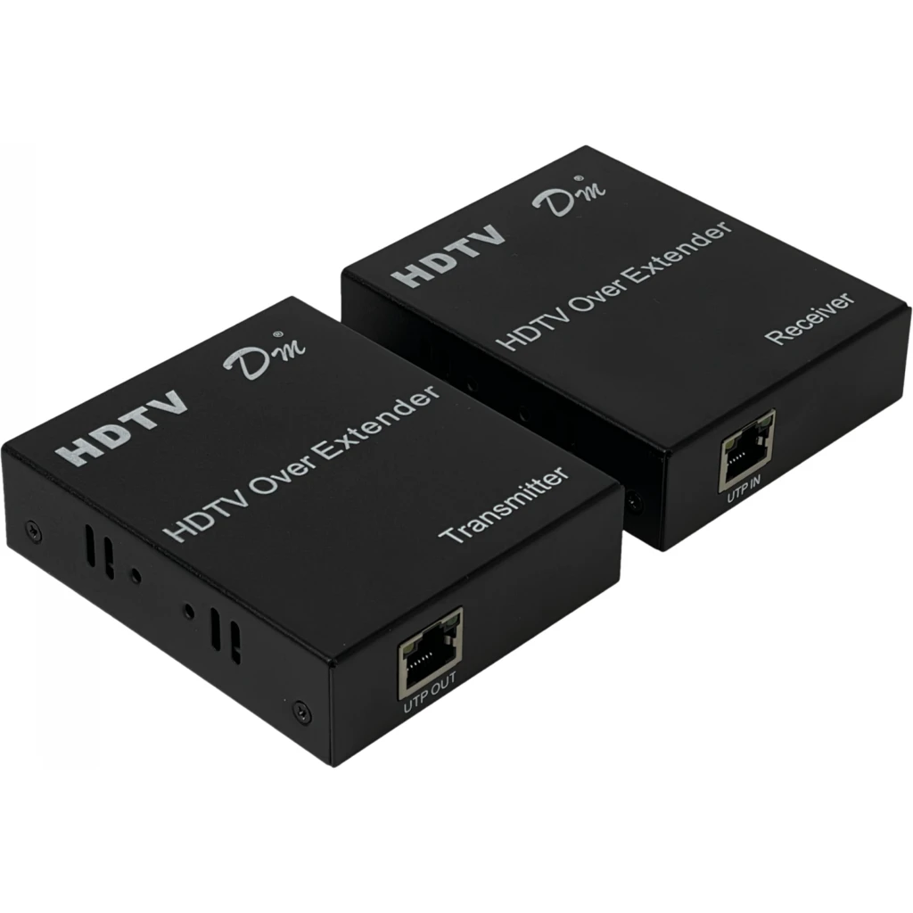 Imagen 6 de Extensión HDMI Activo 120mts HDMI+IR 1080p req-1-Cable-UTP-Cat5E inc-2x5V