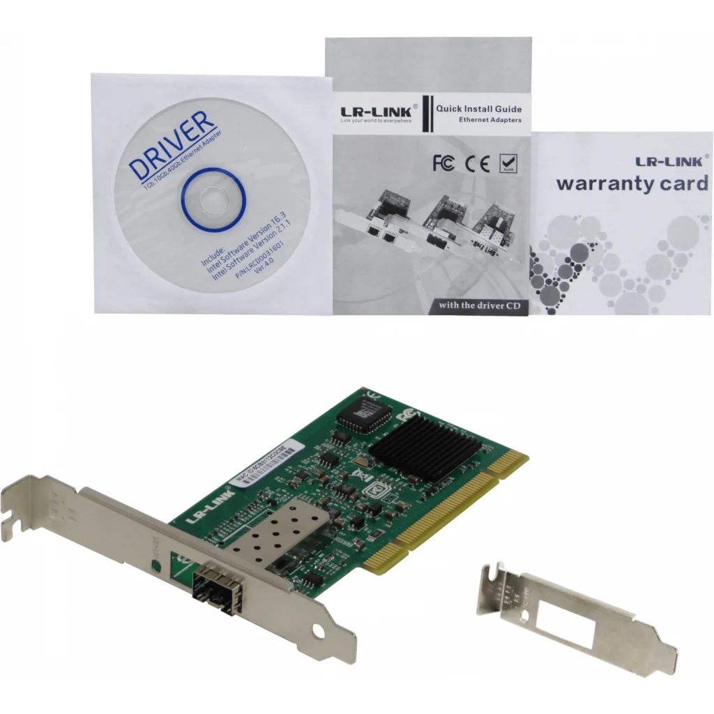 LRLINK PCI-Legacy 1-SFP 1G NIC LREC7210PF-SFP Tarjeta para Servidor