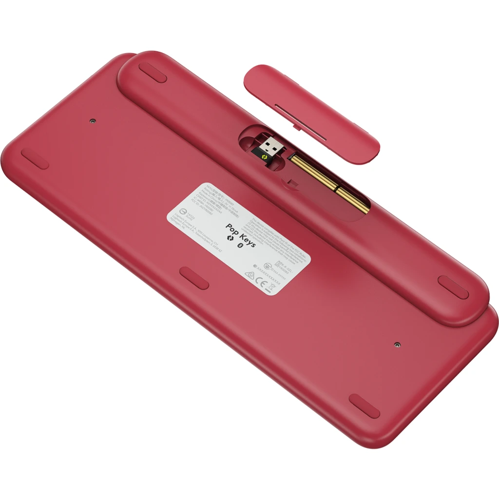 Imagen 5 de Teclado Logitech Pop Keys Inalámbrico Formato Mini Teclas Multimedia Color Rosa