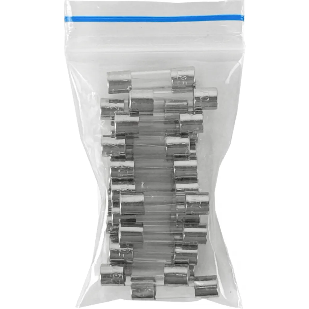 20-un. 0,2A 200mA 5x20mm 250V Fusible Rapido Cilindrico Vidrio
