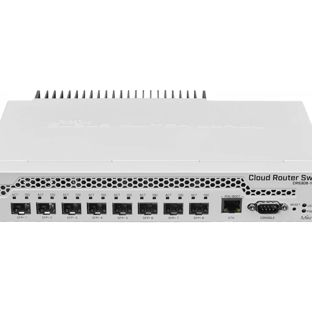 Imagen 6 de MIKROTIK Cloud Router Switch 309-1G-8S+IN (RouterOS L5), desktop enclosure