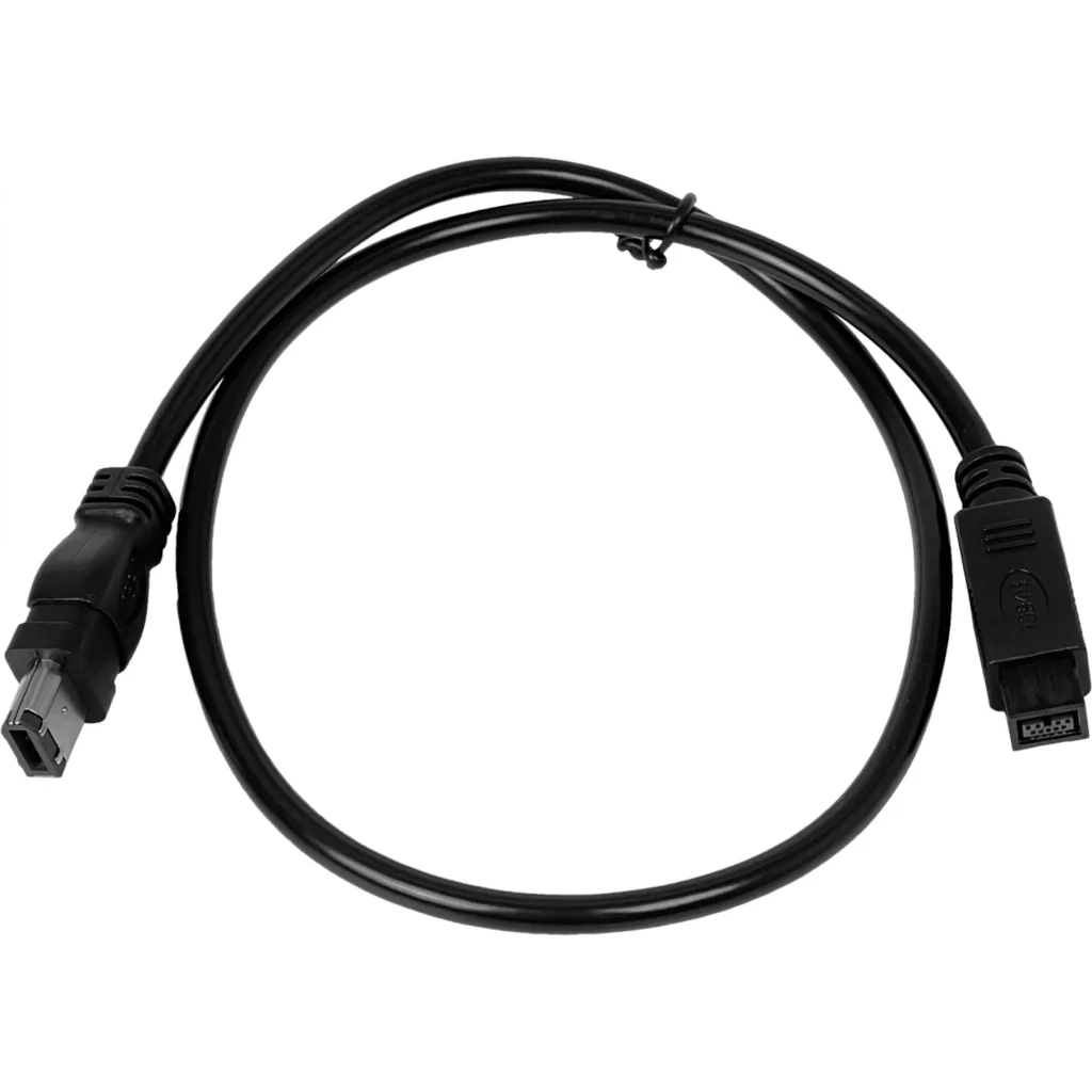 9Pin-Macho a 6Pin-Macho 800/400 50cm Cable Firewire iLink 1394B 0,5mts