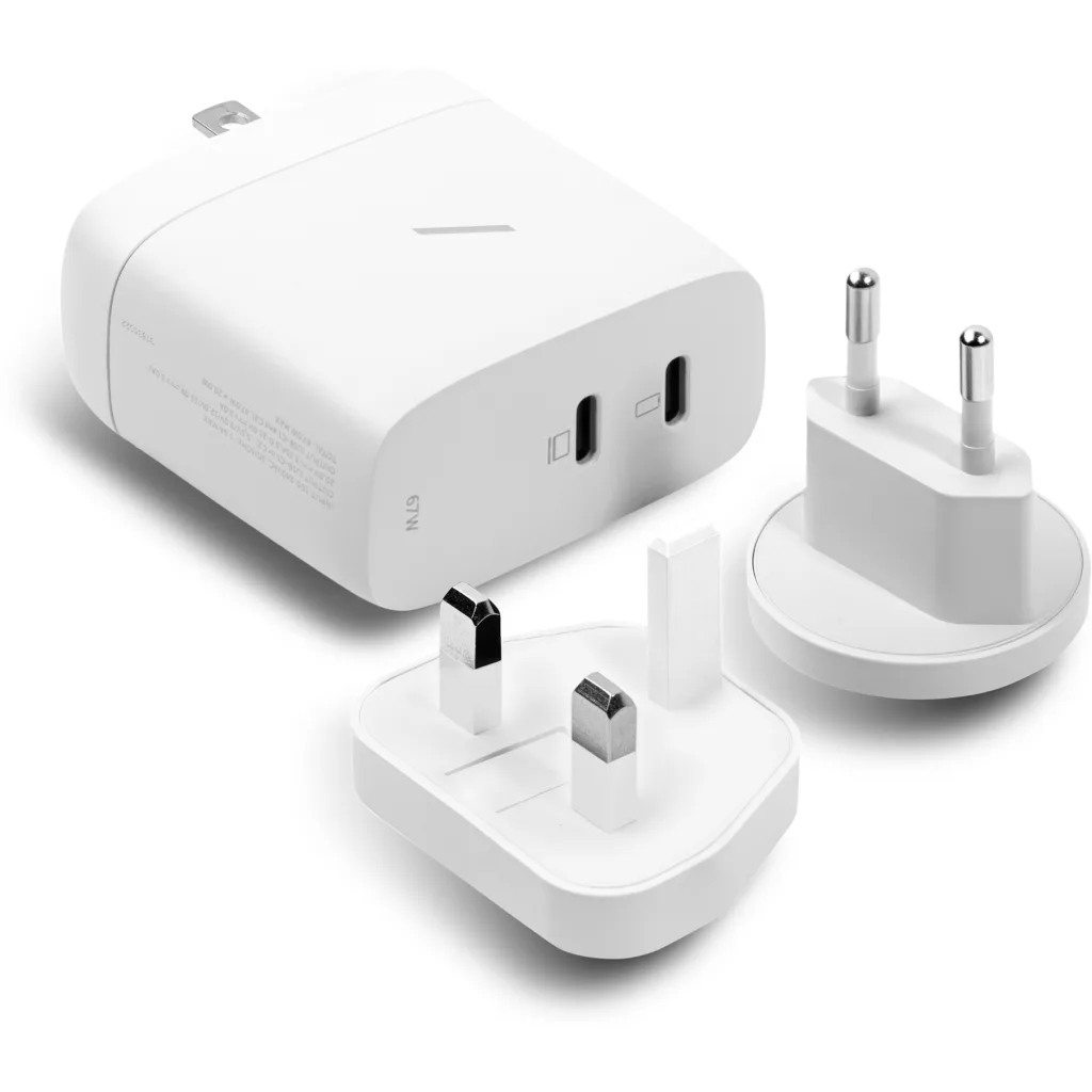 Imagen 1 de Cargador Doble Native Union, 67W PD 2*USB-C Color blanco