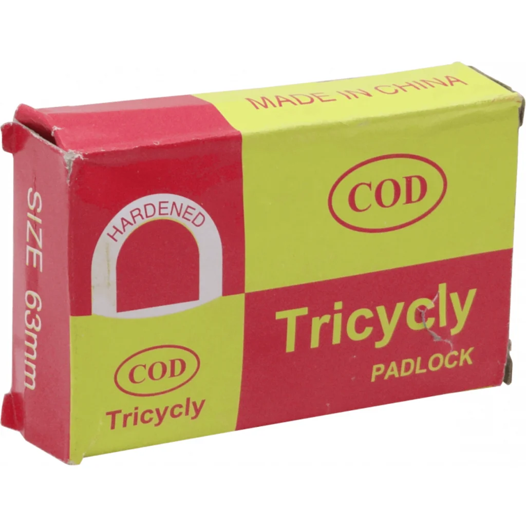 Imagen 1 de COD Tricycly 63mm Candado Tres-Llaves-26mm NO.266
