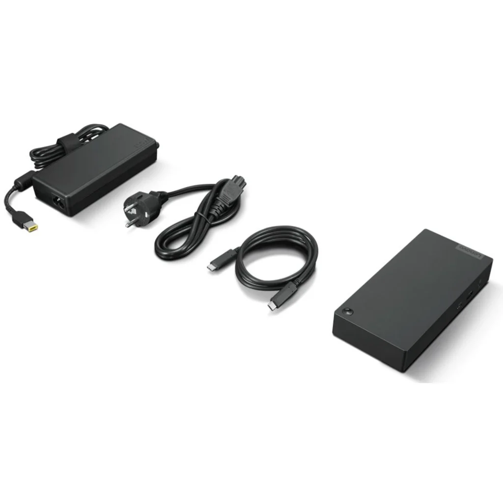 Imagen 2 de Docking Station Lenovo USB-C a Ptos 3*USB3.1 2*USB2.0 USB-C 2*DP HDMI LAN Jack (Nuevo, Caja Abierta)