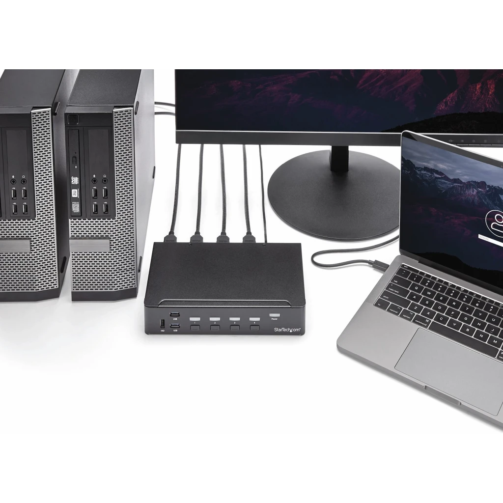 Imagen 3 de Switch Conmutador KVM de 4 Puertos HDMI 1080p con USB 3.0 - StarTech