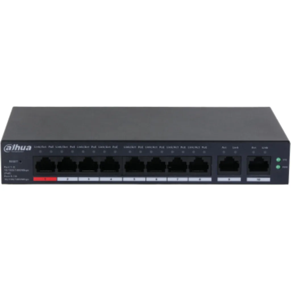 Imagen 1 de Switch Dahua DH-CS4010-8GT-110, 8 Puertos PoE Giga Admin Cloud