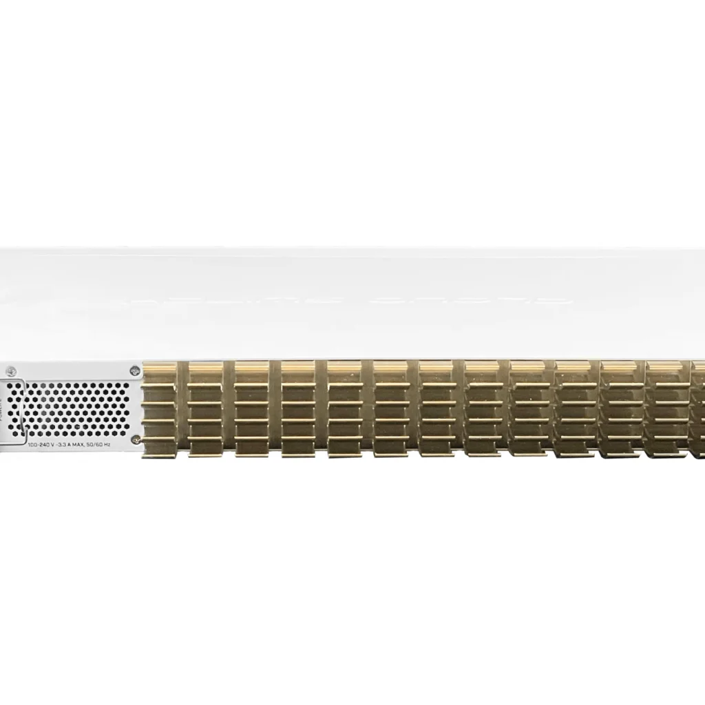 Imagen 4 de MIKROTIK Cloud Router Switch with incredible 2.5 Gigabit port density,combo ports, and even a pair of 40 Gbps QSFP+ cages