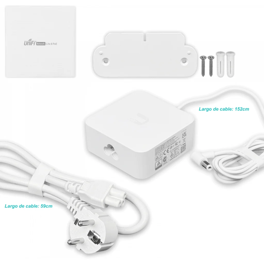 Imagen 2 de Switch Ubiquiti 8p con 4xGE PoE+ (52W) y 4xGE no PoE (sobremesa)
