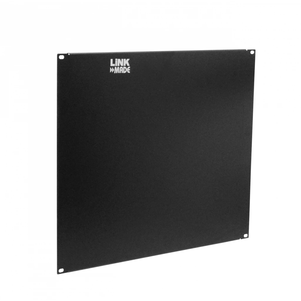Imagen 3 de LINKMADE 9U 401mm Tapa Cubre Espacio Rack 19 Pulgadas Fierro Negro
