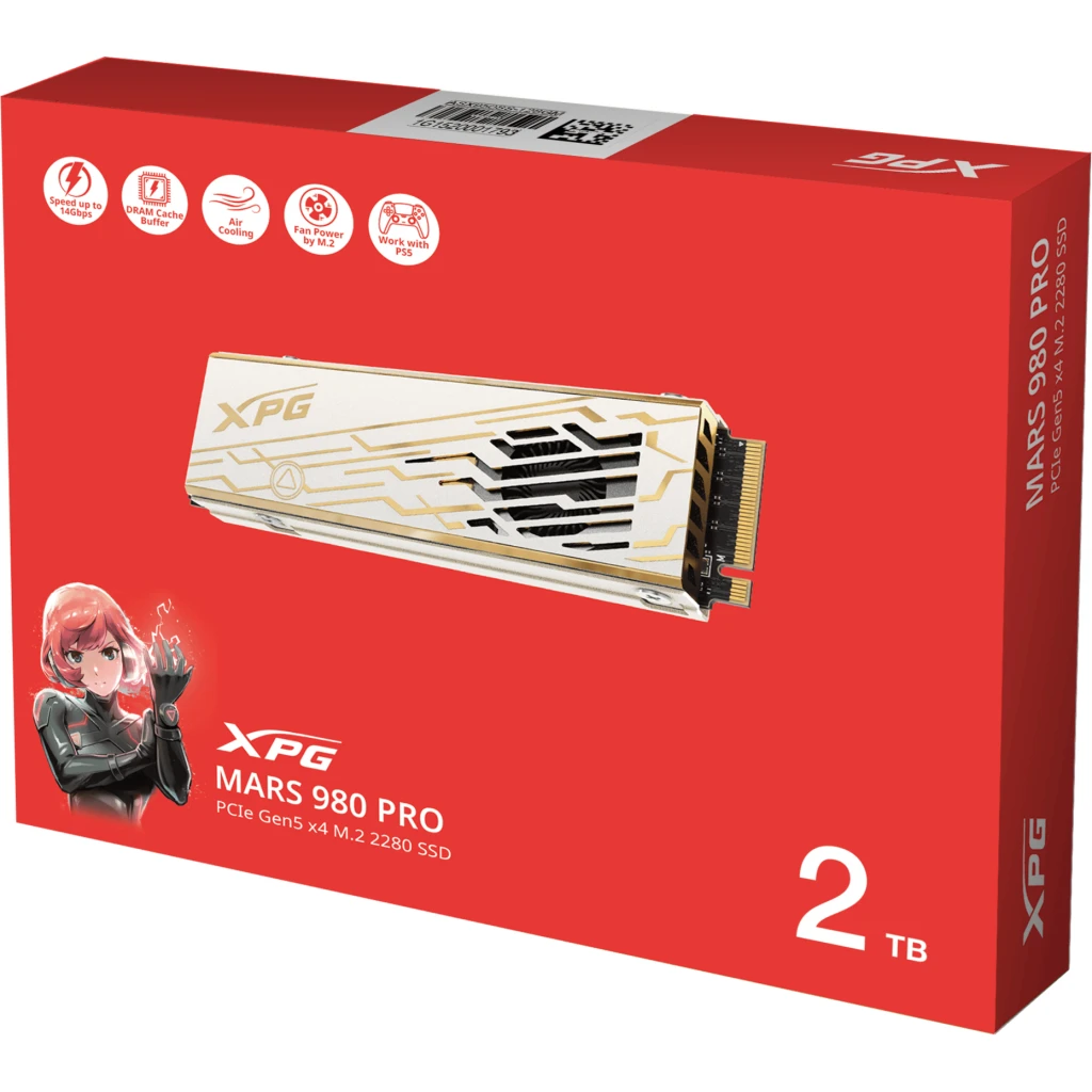 Imagen 5 de A-DATA XPG Mars 980 Pro 2 TB (SMAR-980P-2TCI)
