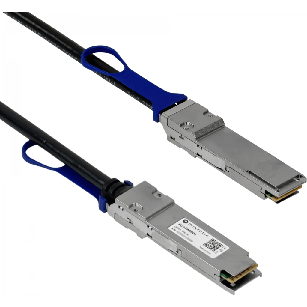MIKROTIK 1mt QSFP28-100G Cable Directo Backbone DAC Cobre 30AWG PVC