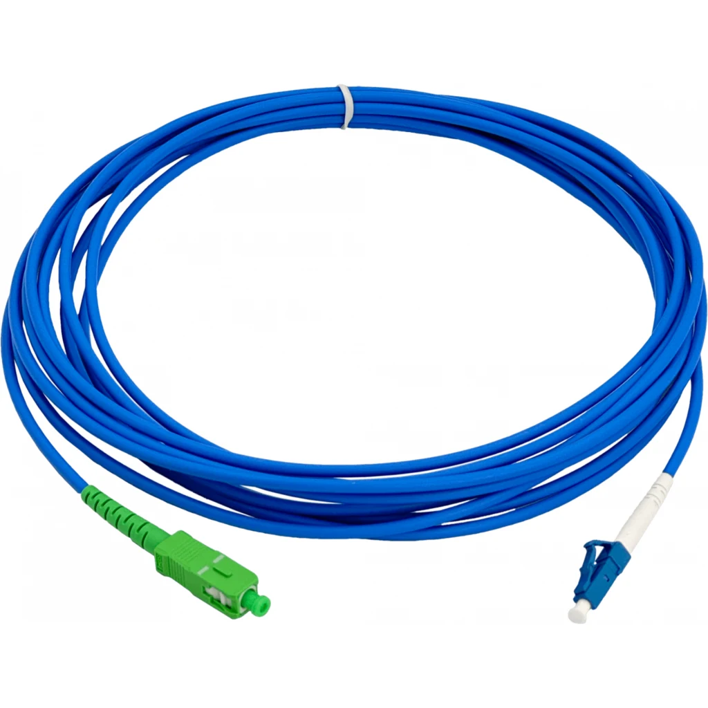 Imagen 2 de LSZH Blindado 3mt LC/UPC-SC/APC SM Simplex JumperFibra 3.0mm 9/125um