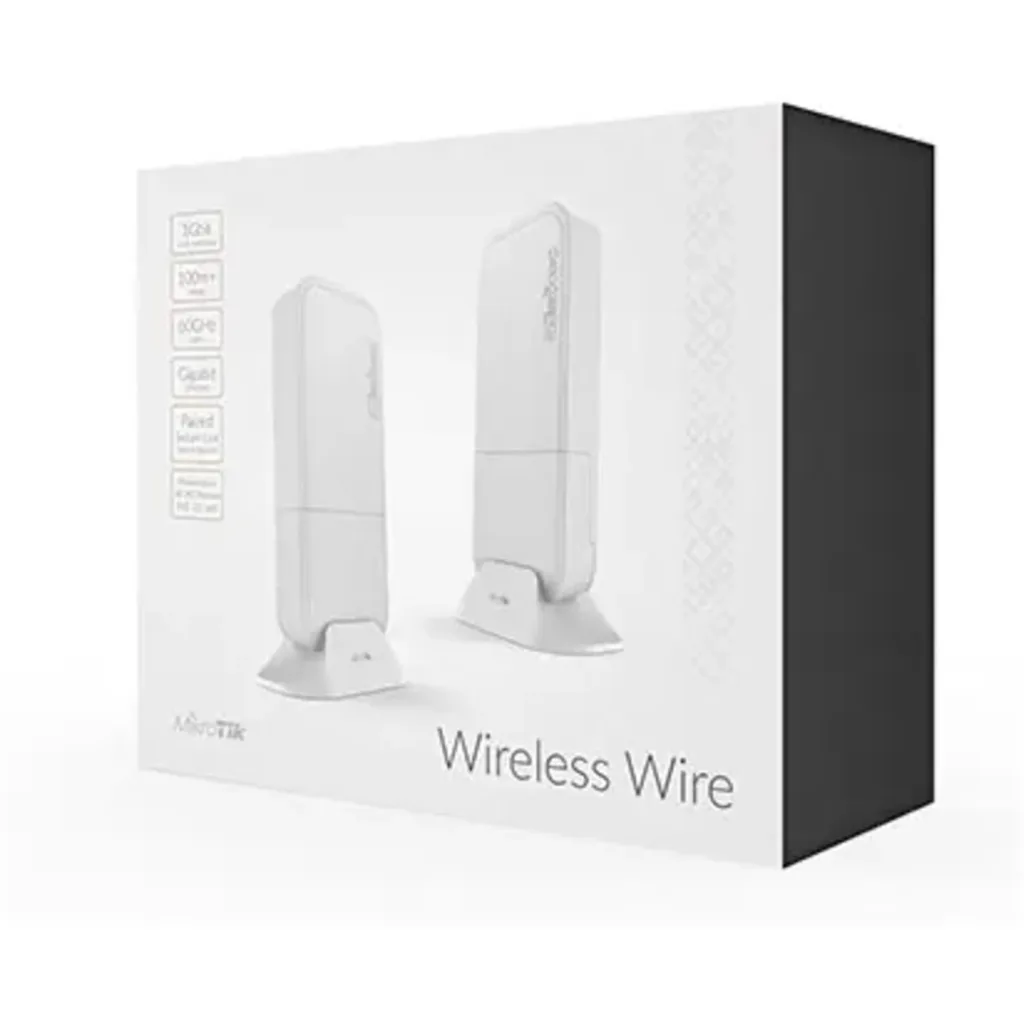 Imagen 2 de MIKROTIK Wireless Wire, pair of preconfigured wAPG-60ad for 60Ghz link