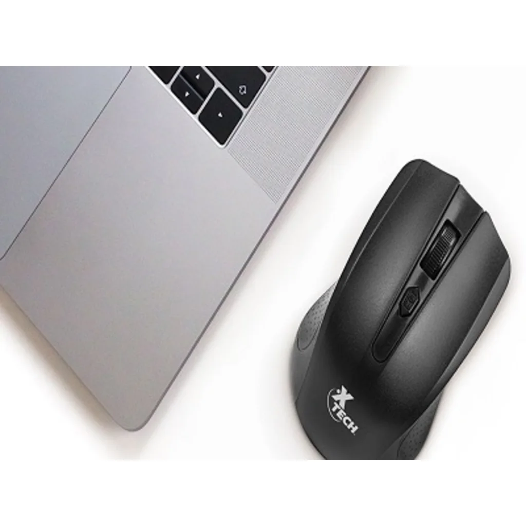 Imagen 1 de Mouse Inalámbrico XTech XTM-310BK Óptico 1600DPI 2.4Ghz 4 botones Cólor negro