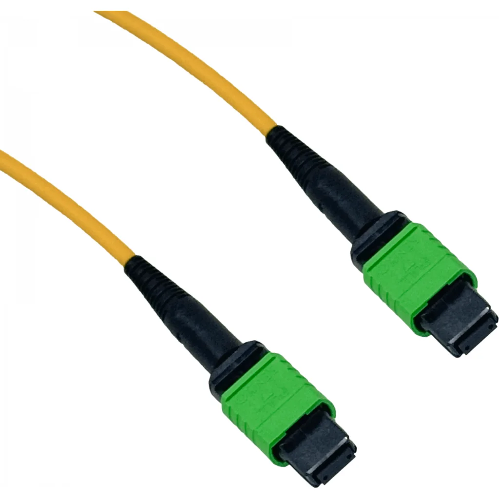 Imagen 3 de UI 50cm MPO-MPO 12-Fibras Type-B MonoModo SM Jumper Cable Fibra LSZH