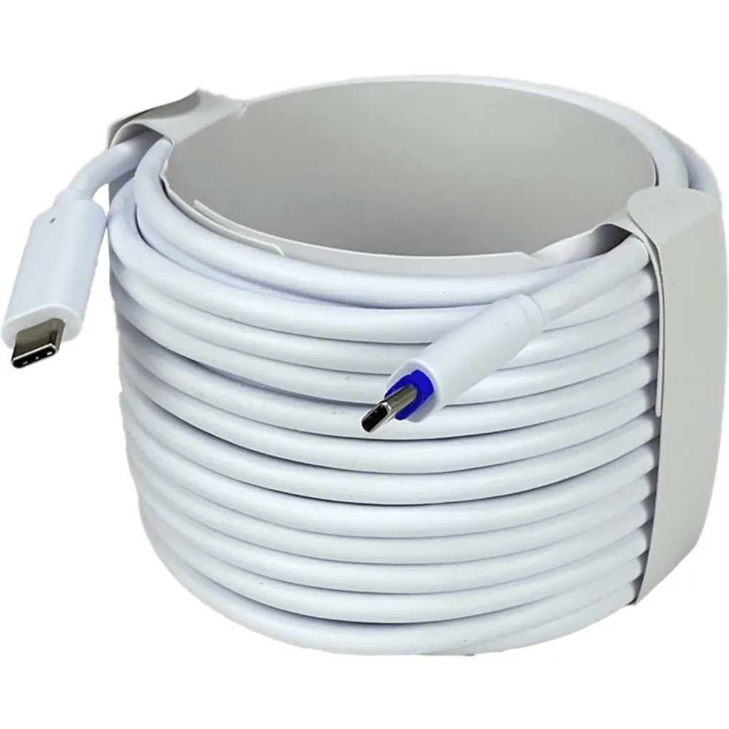 Imagen 2 de UBIQUITI 7mt USB-C-Macho a USB-C-Macho STP p/G4-Doorbell-Pro USB-C