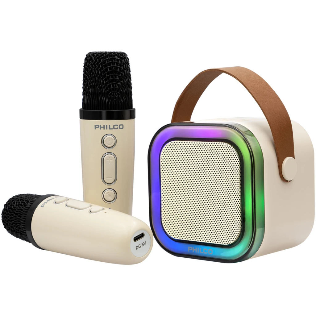Imagen 1 de PARLANTE KARAOKE 2 MIC TWS PHILCO