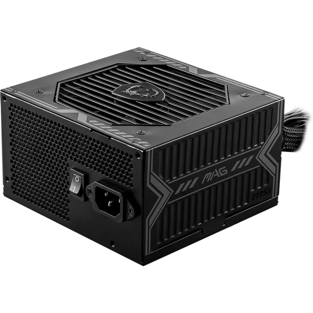 Imagen 0 de Fuente de Poder MSI MAG A650BN 650W 80 Plus Bronce No Modular PFC Act ATX Negro
