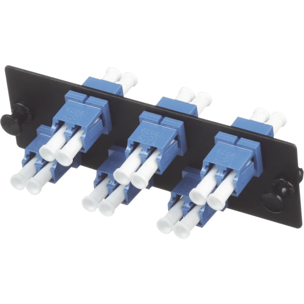 Imagen 1 de Panduit panel del adaptador de fibra LC es OS1/Os2 6 puertos