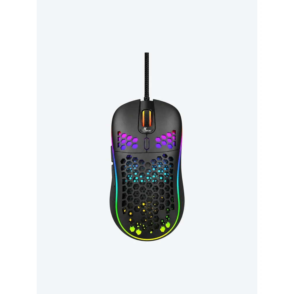 Imagen 1 de Xtech - XTM-620 - Mouse - USB - Wired - Black - Gaming 7 button Honeycomb