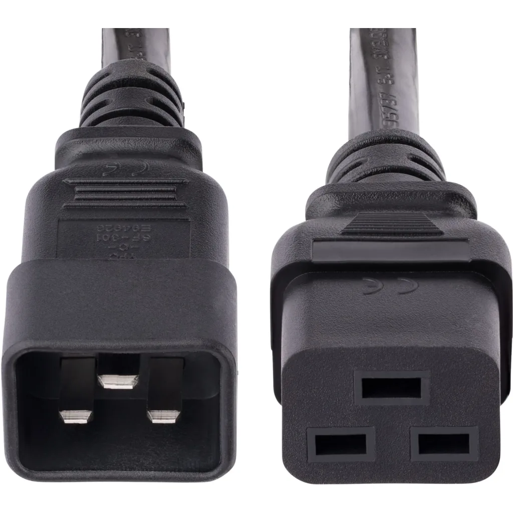 Imagen 3 de 6 ft 14 AWG Power Cord C19 to C20