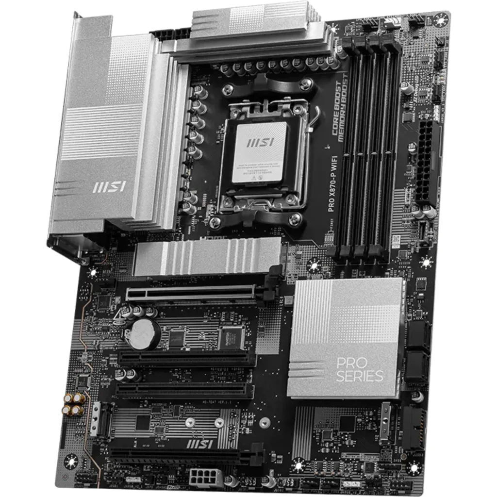 Imagen 2 de Tarjeta Madre MSI Pro X870-P Wifi AMD AM5 4*DDR5 3*M.2 8126VB 5G LAN WIFI7 ATX