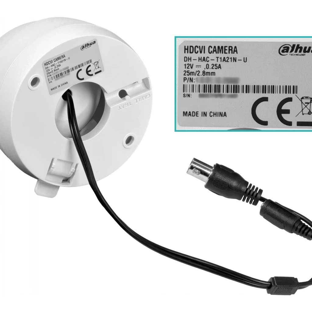 Imagen 3 de DAHUA 2,8mm IR20m Camara Domo Analoga 2MP 1080p Cooper HAC-T1A21-0280B