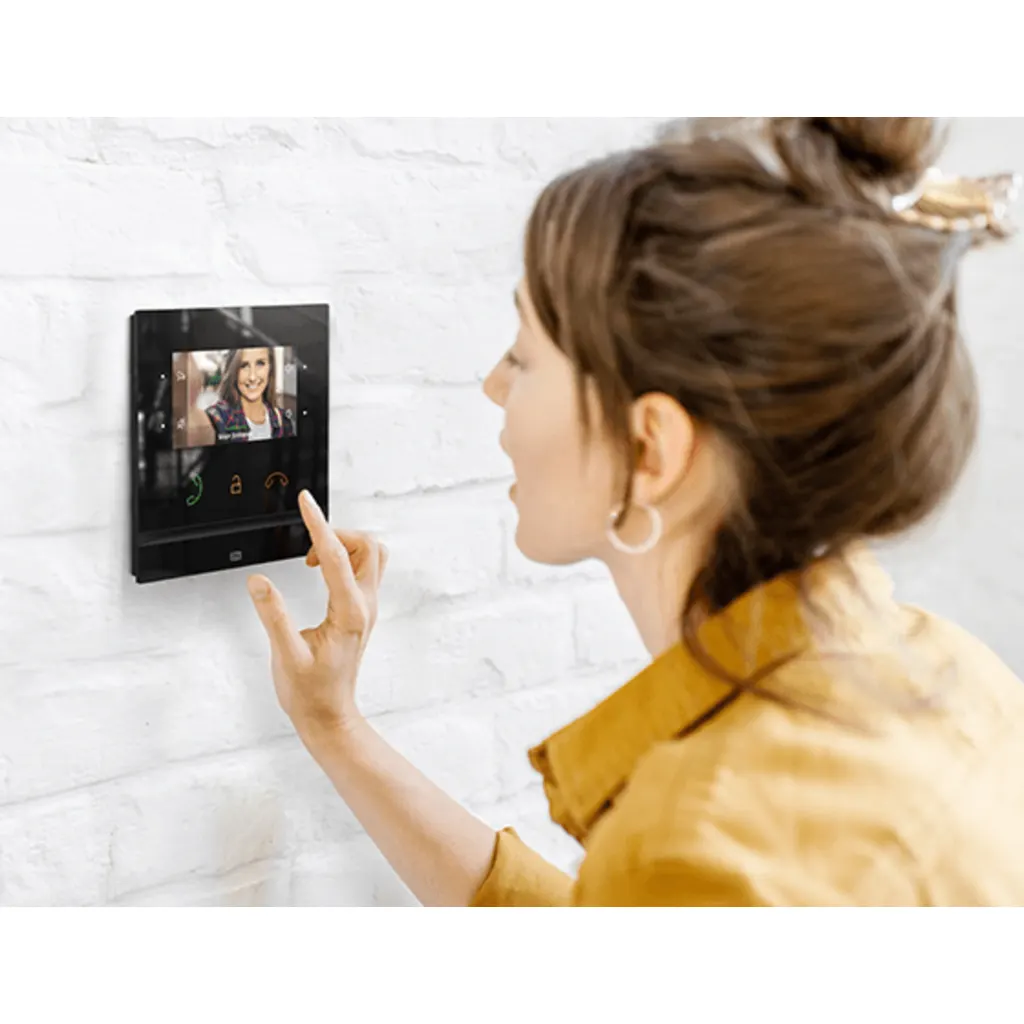 Imagen 2 de 2N Indoor Compact - Unidad de respuesta - cableado - 10/100 Ethernet - negro