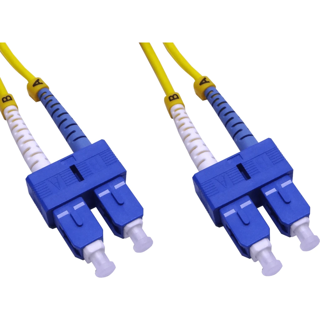 Imagen 2 de 1mt SC-SC/UPC MonoModo SM Duplex Jumper Cable Fibra 9/125um 3mm