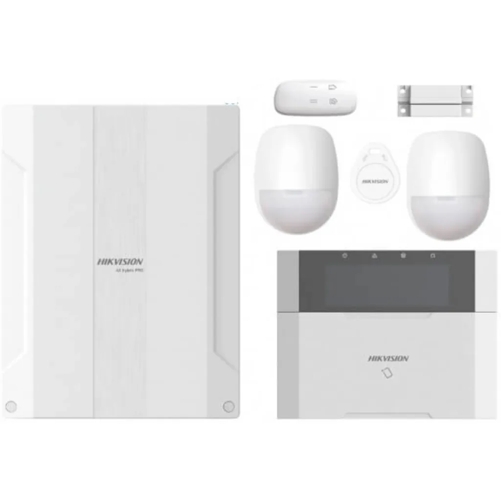 Imagen 2 de Kit Alarma Axpro Hibrido Hikvision 64 zonas. Incluye: - 1 Central
