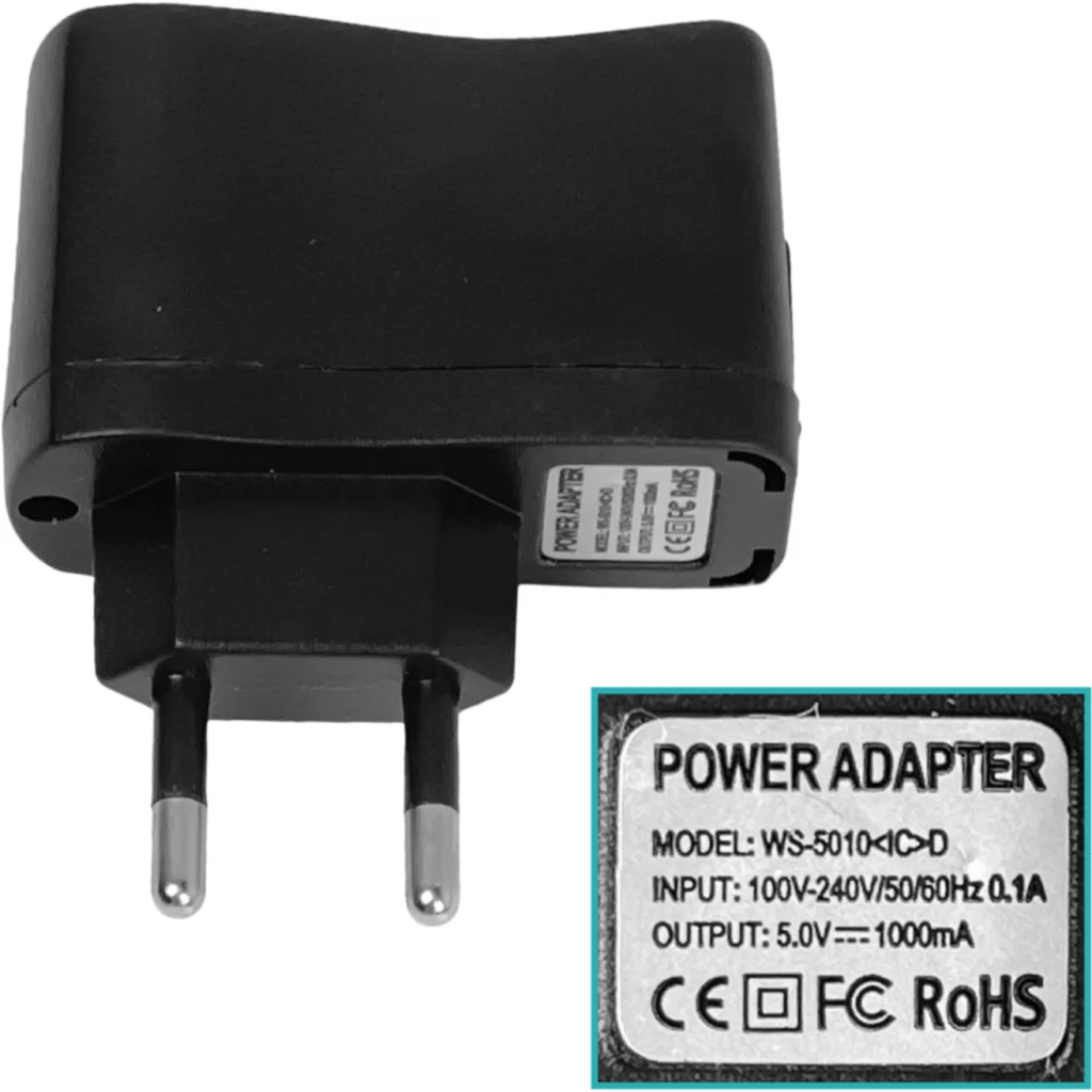 5V 1A 1000mA 5W USB-AH Cargador 100-240V req-cable