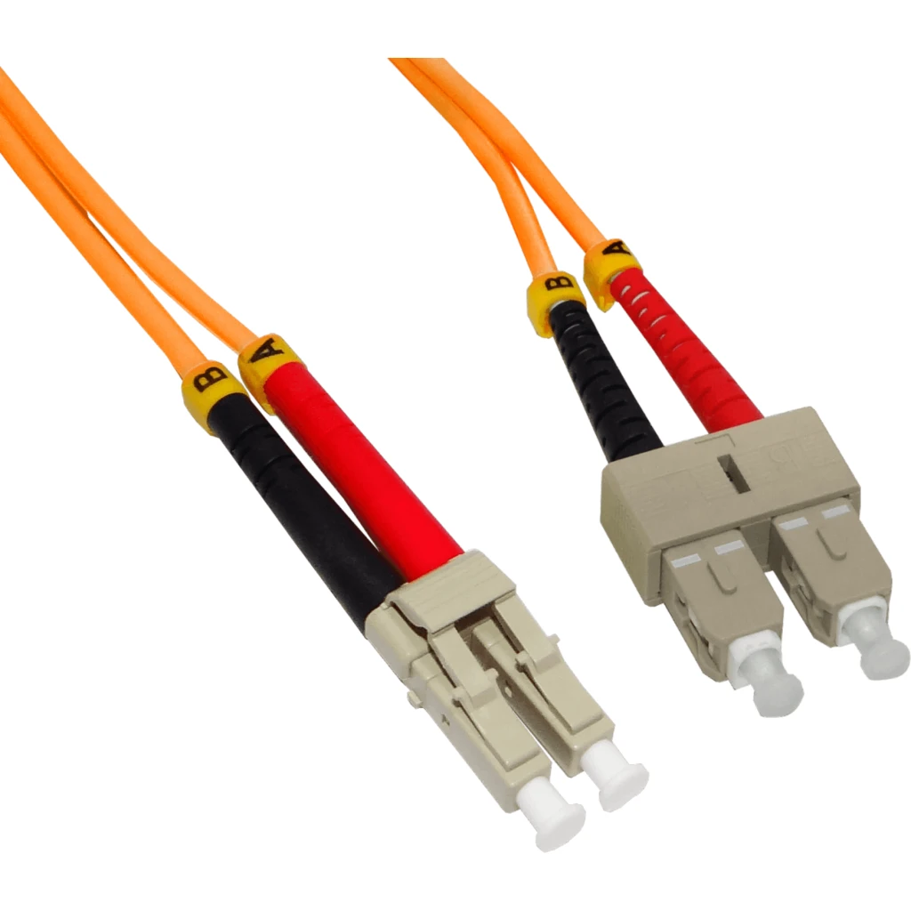 Imagen 2 de 3mt LC-SC OM1 MultiModo MM Duplex Jumper Fibra 3mm 62.5/125um