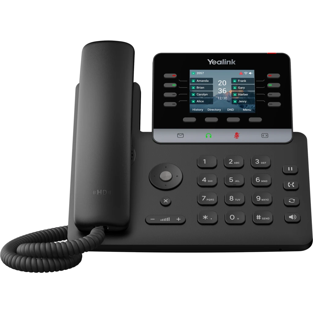 Imagen 0 de Yealink Telefono IP empresarial con audio HD y multiples lineas.