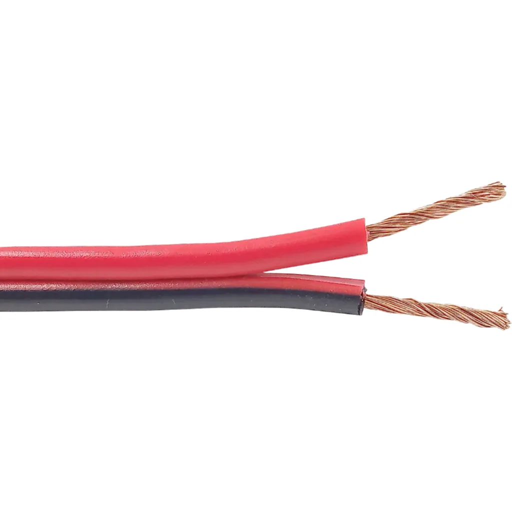 Rojo-Negro 2x16AWG CCA 2x1,0mm2 100mt Cable Paralelo Multif 56x0,15mm