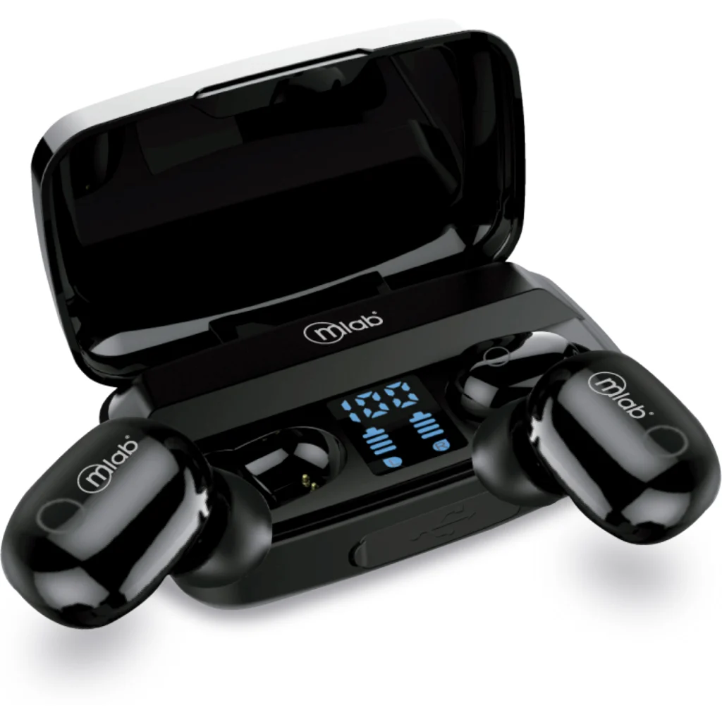 MLAB AUDIFONO TWS ENERGY + 2000MAH PANTALLA LCD