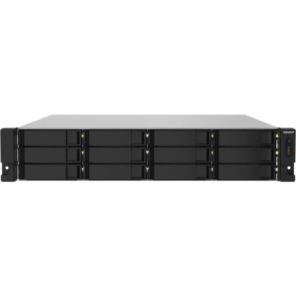 NAS QNAP TS-1232PXU, 12 Baías Alpine AL324 ARM RAM 4GB DDR4 LAN 2.5G/1G/100M