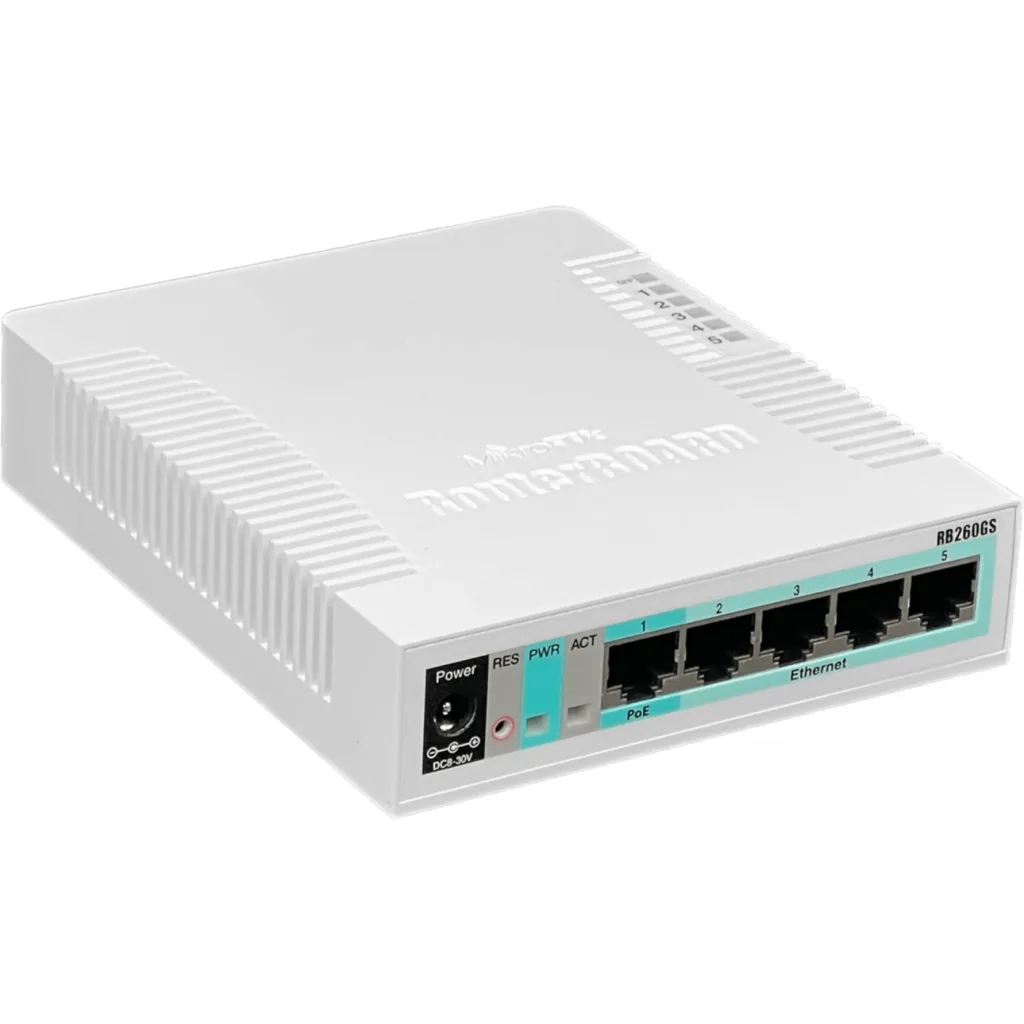 Imagen 7 de Router Mikrotik RB260GS 5 Puertos 1Slot SFP