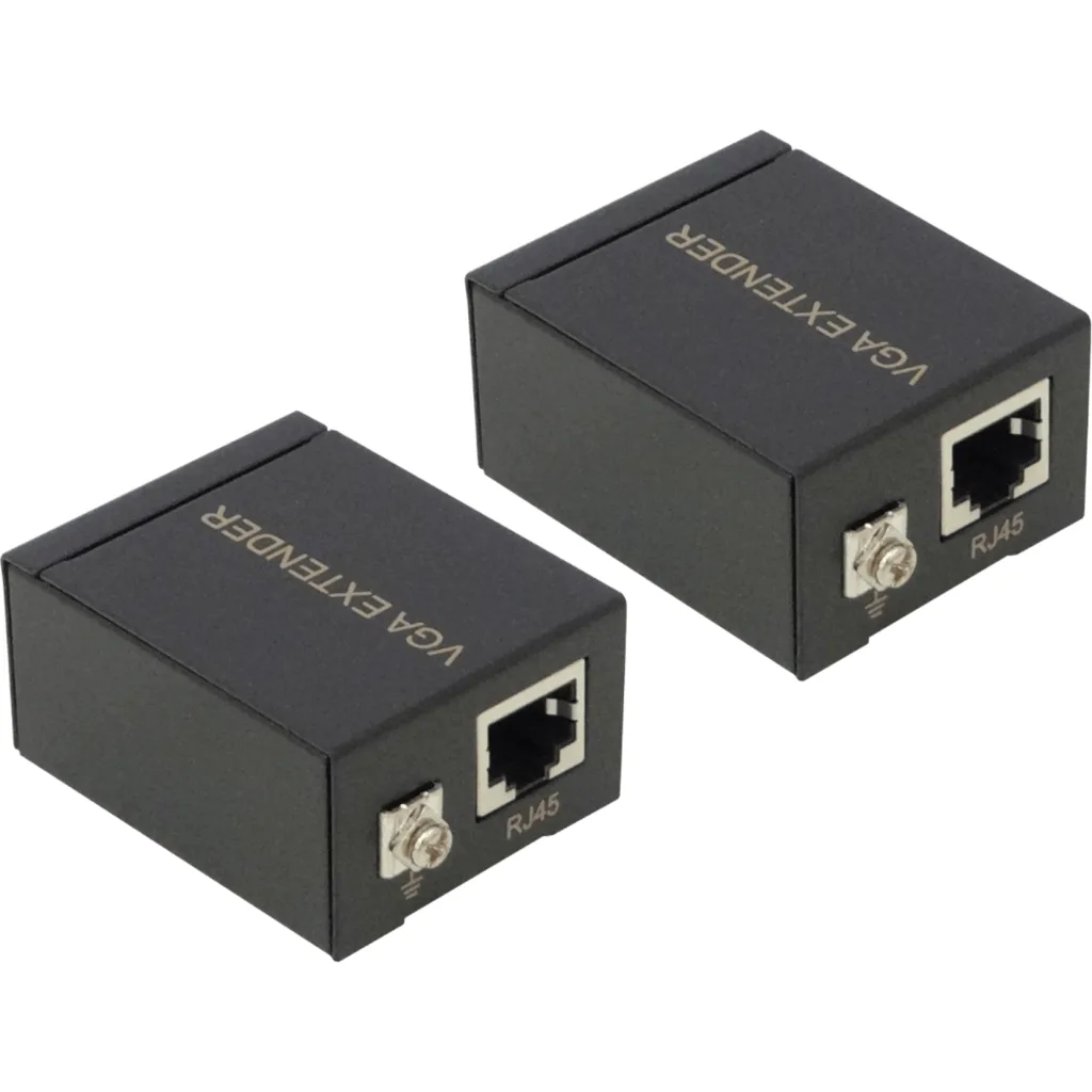 Imagen 3 de Extension Pasiva Pareja VGA-H UTP-RJ45 60mt no requiere fuentes poder
