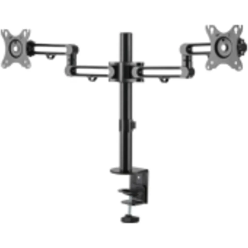 Imagen 3 de StarTech.com Brazo de Soporte para Monitor - Articulado - de Aluminio - para Monitores VESA de hasta 32IN - con Dos Brazos Giratorios - Mount para 2 monitores (brazo ajustable) - aluminio - negro - tamaño de pantalla: hasta 32" - montable en escritorio