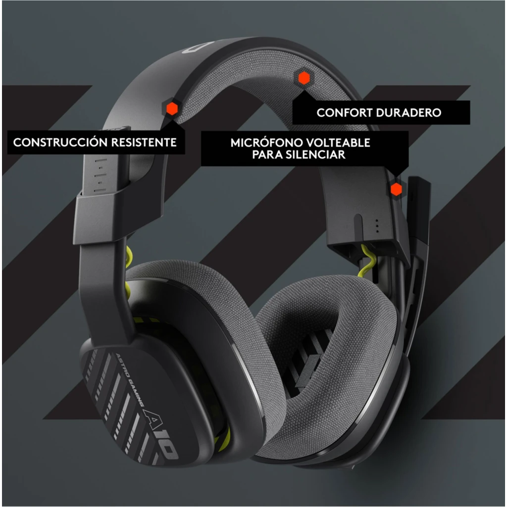 Imagen 7 de Logitech ASTRO Gaming A10 Gen 2 Headset PS Black