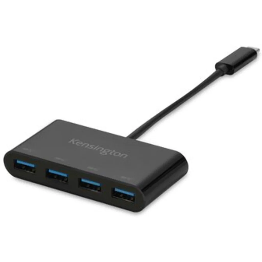 HUB Kensington CH1200, USB-C a 4 Puertos USB-A 