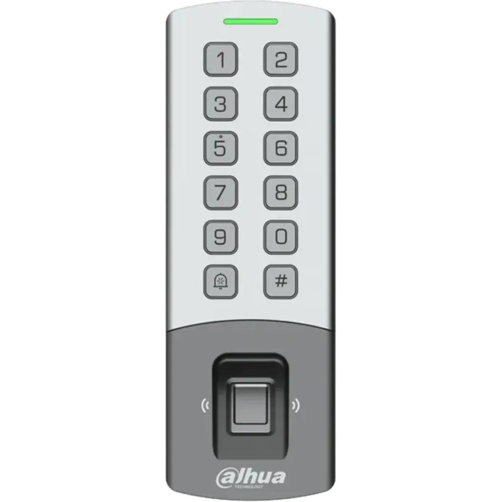 Imagen 2 de DHI-ASI1212M. Control Acceso Standalone Dahua Tarjeta Mifare Password Huella Red 12v IP65 IK08