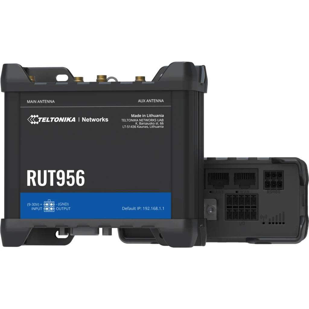 Imagen 3 de Router Celular Industrial Teltonika RUT956, 2G/3G/4G Cat4 WiFi (2.4Ghz) Dual SIM