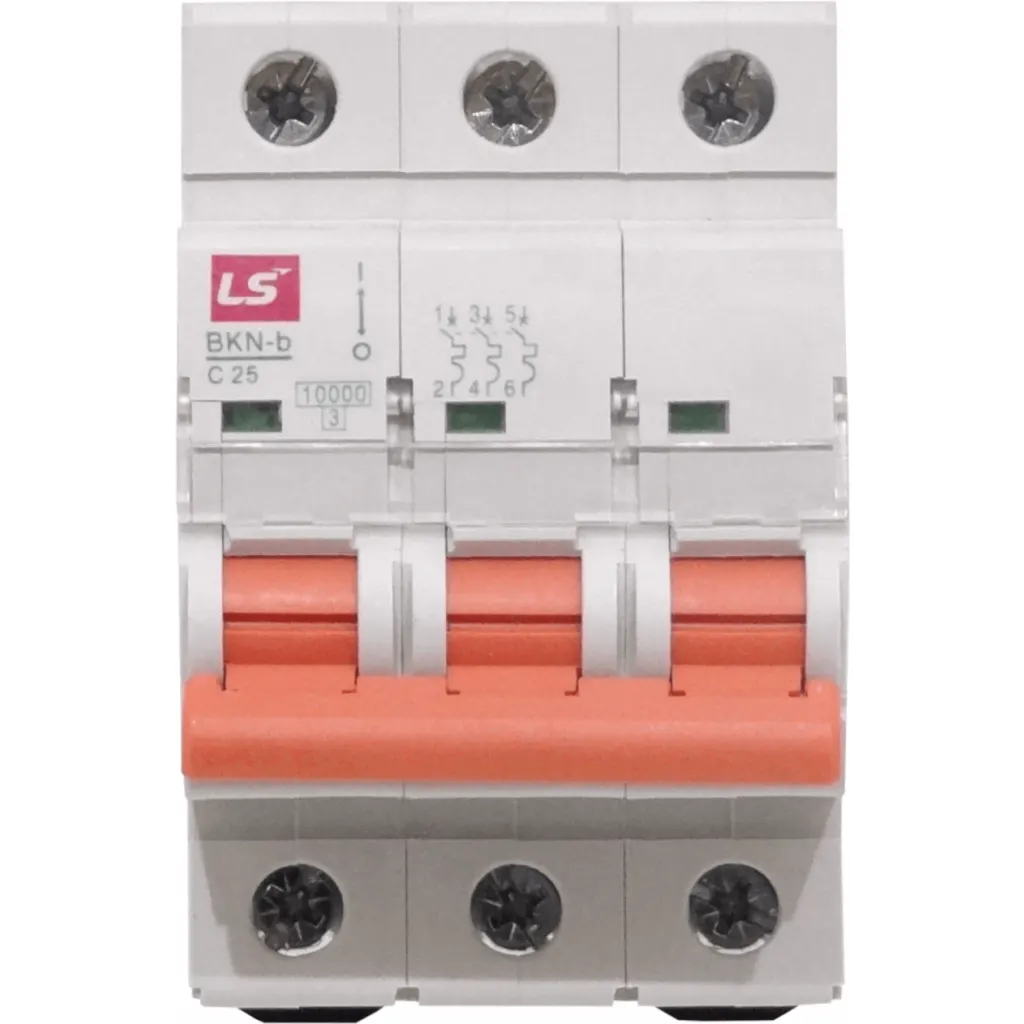 Trifasico 3x25A 15kA 230/400V Interruptor Termomagnetico C25 BKN-b