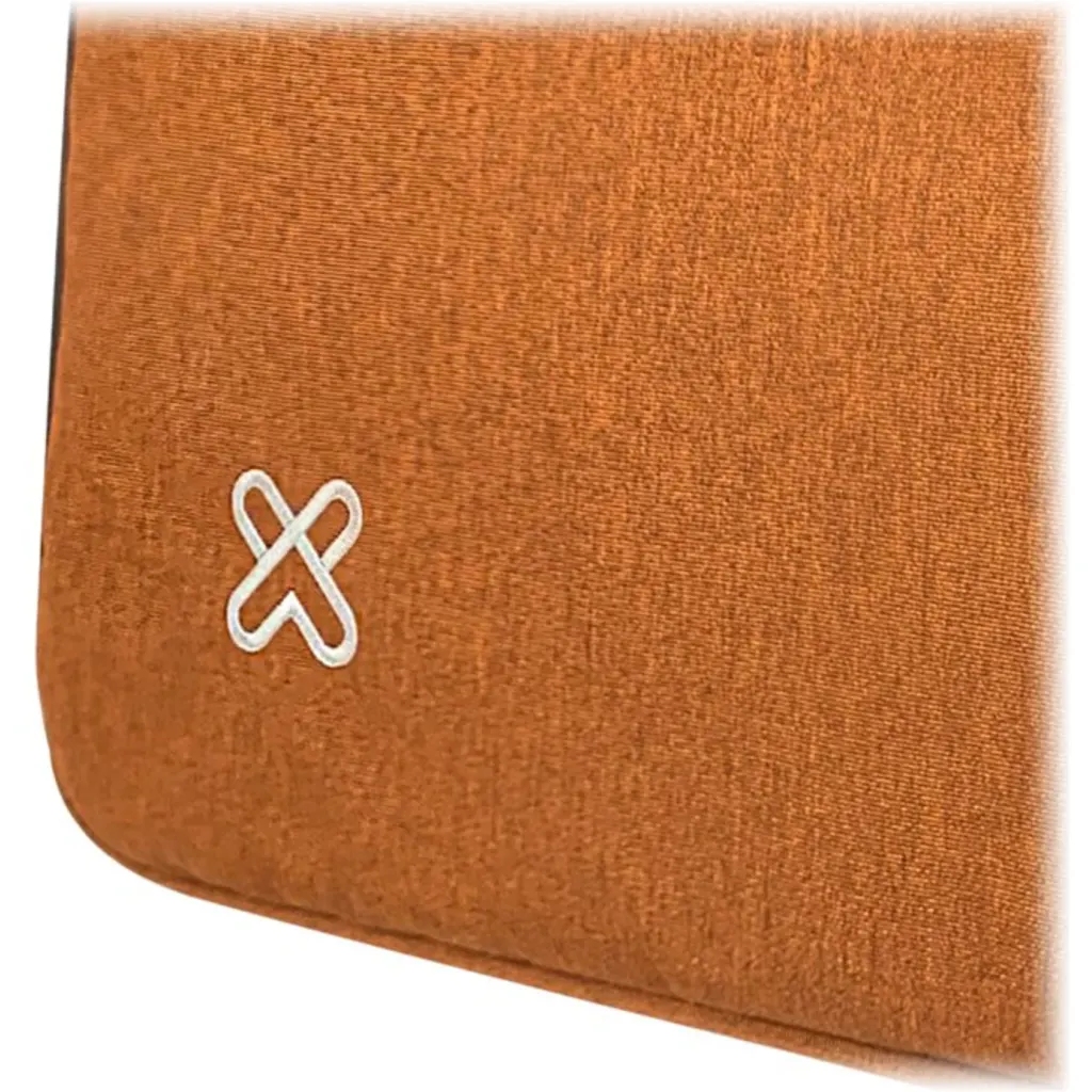 Imagen 2 de Funda KlipX KNS-420BR para  Notebook hasta 15.6" Con Cierre Poliéster Color Café